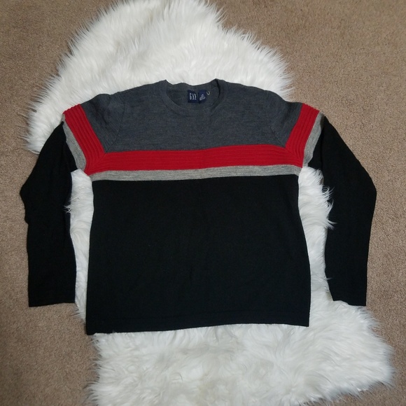 GAP Other - Vintage Men's GAP Striped Wool Sweater Medium